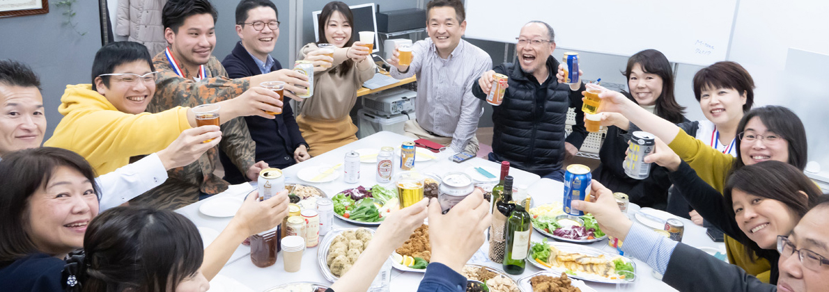 逆算塾で乾杯